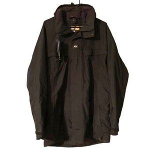 Helly Hansen WorkWear Helly Tech Mens Long Rain Jacket Utility Coat New Large